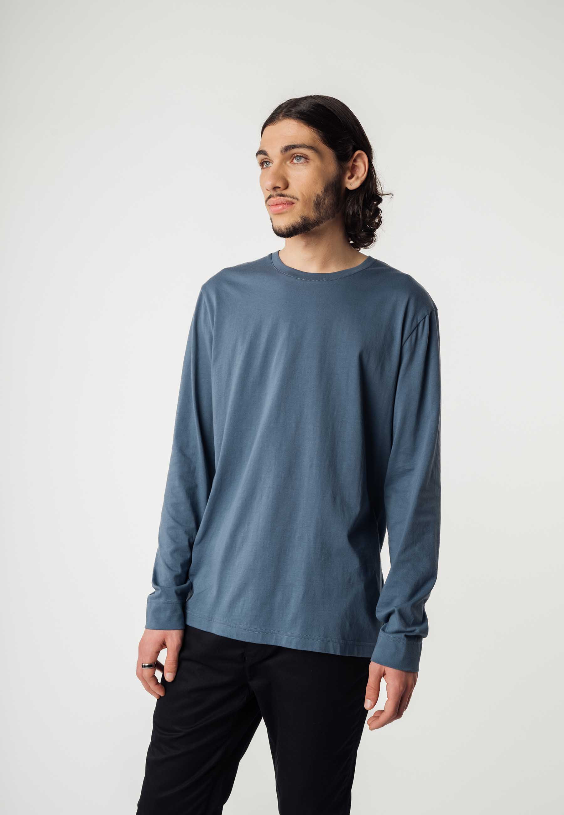 Basic Langarmshirt Style JERIN